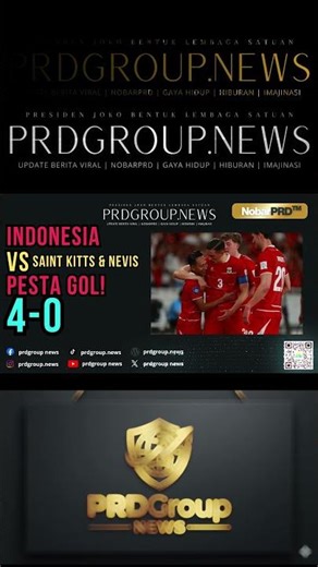INDONESIA MENANG TELAK 4-0!