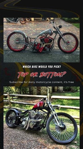 Tap for Details - Low Life Chopper vs Rods & Rides Bobber
