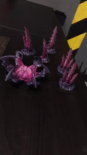 Getting color on the shop's Tyranid terrain! #warhammercommunity #tabletopgames #tyranids40k #lfgs #fortcarson