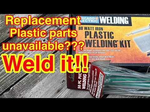 Harbor Freight plastic welding kit review| plastic welding| repair broken plastics