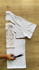 3.7M views · 80K reactions | Convertir camisa en un vestido, hacer ropa SIN MOLDES | Ximena Rodríguez R | Facebook