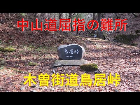 【鳥居峠】中山道屈指の難所 木曽街道鳥居峠