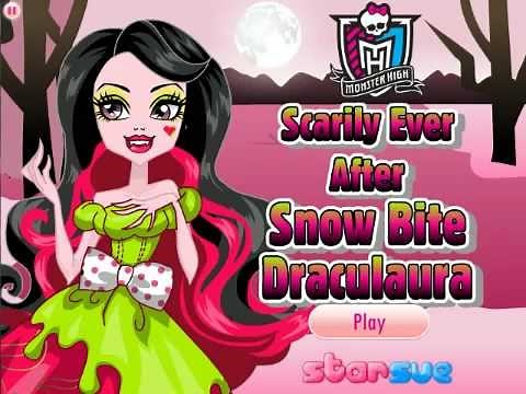 Snow Bite Draculaura Dress Up Game (Teaser)