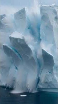 Iceberg Collapse Caught on Camera! 🌊❄️ Massive Glacier Breaks Into Ocean
