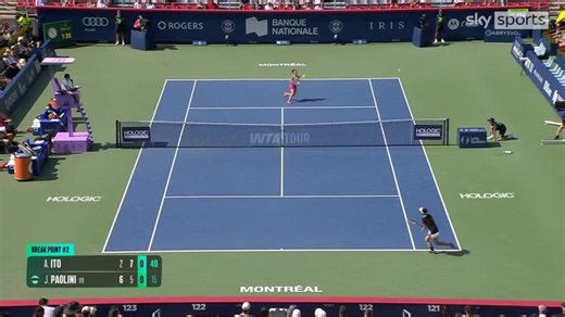 Jasmine Paolini vs Aoi Ito | National Bank Open highlights
