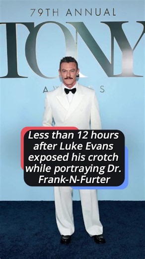 Less than 12 hours after Luke Evans exposed his crotch while portraying Dr. Frank-N-Furter, Tim Curry made three quick decisions that earned widespread respect.#fyp #celebrity #foryou #lukeevans #2026tonyawards