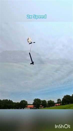 360 Degree Tracking of TSP FTR Series Launch 1 on Estes A8-3s | Model Rocket Launch #fyp #shorts