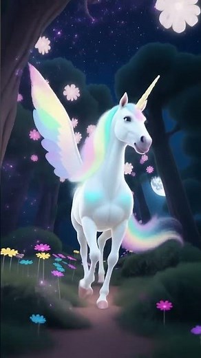 unicorn dancing fantasy video #unicorn #ai #dancing