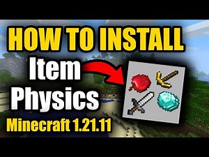 How to Install Item Physics Resource Pack for Minecraft 1.21.11 (2026!)