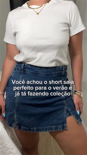 Giovanna Bertozzi | Moda feminina on Instagram: "Eu só uso short saia se for saia na frente e atrás e na @cea_brasil tem MUITA opção, já to fazendo coleção 😂 #shortsaia #shortsaiajeans #dicademodafeminina"