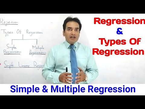 Regression | Lecture # 2 | Types of Regression | Simple Regression| Multiple Regression | Urdu/Hindi
