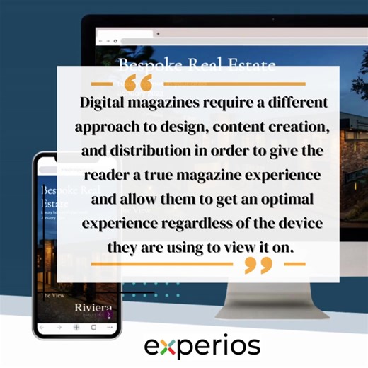 Digital magazines encompass more than just media, the “magazine...