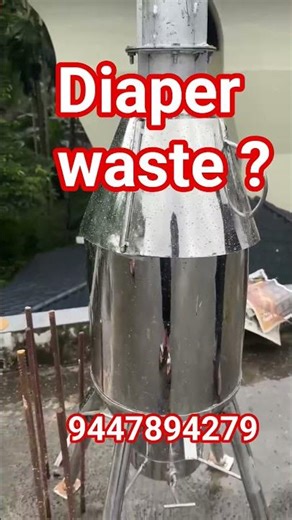 Diaper waste burner in Calicut Kerala