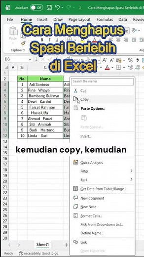 How to Remove Excess Spaces in Excel #computertutorial #excel #exceltips #exceltutorial
