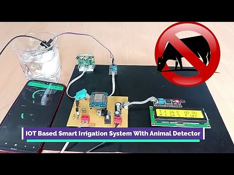IOT Based Smart Irrigation System With Animal Detector And Weather Station
