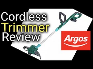 Argos Mcgregor Cordless Grass Trimmer Review | 2 Batteries | Grass Cutters | Strimmer