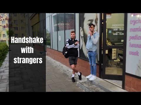 Random Kindness: Shaking Hands with Strangers for Surprising Reactions || WooGlobe
