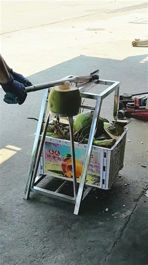 NO MORE Machetes! Safest Way To Drill And Cut Coconuts 🦾