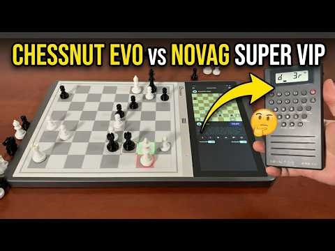 Chessnut EVO vs Novag Super VIP Rare Chess Computer from 1989 🟡 Gadgetify