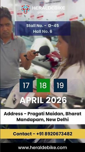India’s Biggest EV Expo ⚡ | Herald E-Bike at Autotech Asia | Electric Scooter Showcase 🚀