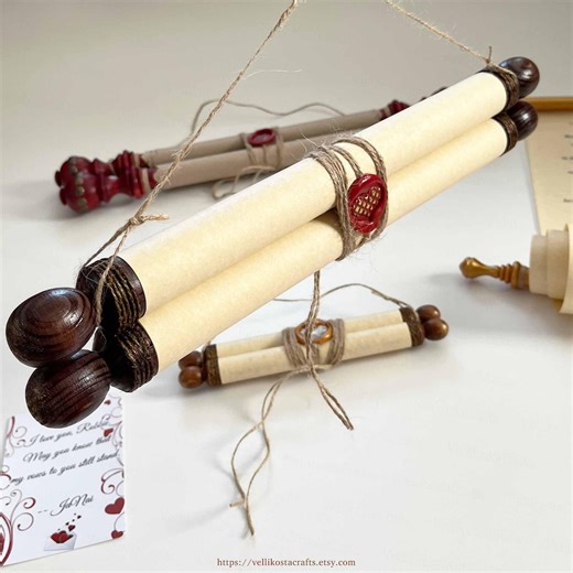 Custom Love Letter Scroll: Personalized Wedding Vows, Anniversary Keepsake - Etsy Canada