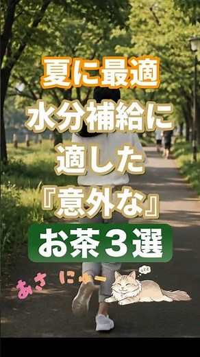 暑い夏に最適！水以外で水分補給に適した意外なお茶3選／ノンカフェインで選ぶ3つ
