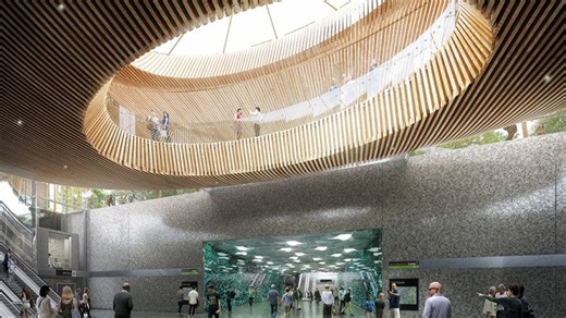 Stylish Euro-inspired designs released for Metro Tunnel