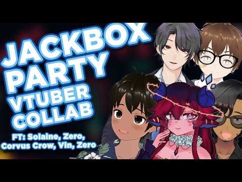 Hosting my first Collab with Vtubers | JACKBOX PARTY Livestream