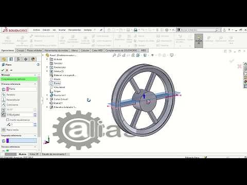 V-pulley in SolidWorks