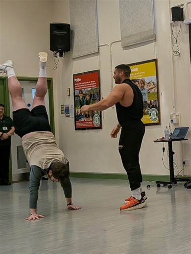 Zactiv | Lostwithiel School - what a day 🧡💙 Handstands. High-fives. Big smiles. Even a championship belt appearance 🏆 This is what happens when... | Instagram