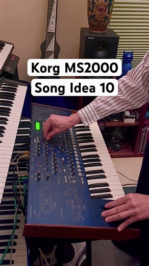 Korg MS2000 Song Idea 10 VINTAGE SYNTH SOUNDS and MUSIC #asmr #chill #techno #relax #trance #EDM