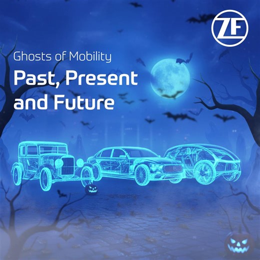 ZF has shaped mobility for over a century and continues to define what comes next. From mechanical beginnings to digital transformation, our vision for sustainable, safe and intelligent mobility lives on. Happy Halloween from ZF, where we are driving progress through every era of mobility. 👻 | ZF Group