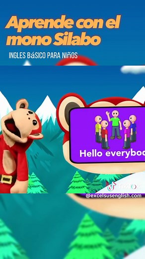 Aprende inglés básico con el monosílabo para niños