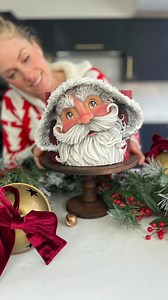 38K views · 4.4K reactions | My latest Christmas cake design. Now available for my members  This is tier one of a three tier design …I’ll show you the other tiers soon. Thank you to @prop.options for the gorgeous wooden stand! And thank you @saracinodolci for the gorgeous red coloured pasta cover. Link in bio for how to become a member. #zoesfancycakes #cakedecorating | Zoe's Fancy Cakes | Facebook