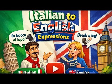 Italian to English Expressions 🇮🇹🇬🇧 | Common Italian Phrases with English Meaning