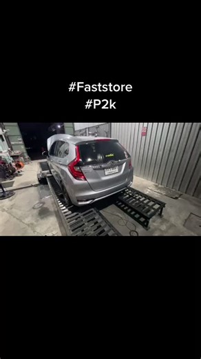 Honda Car Testing on a Dynamometer in Industrial Setting