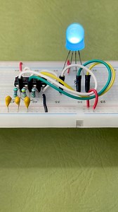 Automatic Color Changing RGB LED using 7414 Hex Schmitt Trigger IC #electronics #led | Electronics Byte