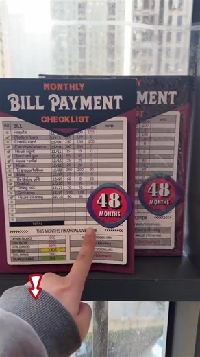 Bill Payment Tracker Notebook - 48-Month Budget & Finance Organizer with Monthly Checklist - Personal & Office Planner for Money Management, Dorm & Travel - Perfect for Holiday & Year-Round Financial Goals#bills #moneymangement #organized