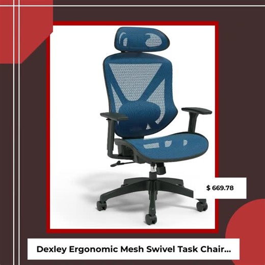TryShoppy USA • Online Store on Instagram: "Upgrade your workspace vibes! ✨ Experience unparalleled comfort with the Dexley Ergonomic Mesh Swivel Task Chair. Designed for those who value both style and functionality, its breathable mesh fabric guarantees all-day support while you conquer your to-do list. 🌟 Enjoy smooth swiveling capabilities that allow for seamless movement from task to task, perfect for your dynamic lifestyle. Whether at home or the office, this striking chair in sleek black e