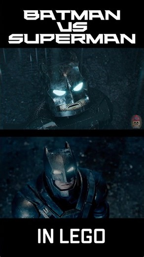 Lego BATMAN vs SUPERMAN | Trailer 4K #shorts #lego #batman #superman #dc #animation #superhero