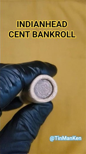 ENTIRE 50 COIN BANKROLL OF INDANHEAD CENTS!!!!#COINROLLHUNTING