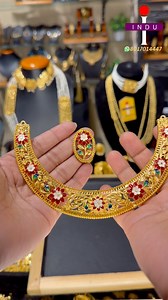 74K views · 664 reactions | Neckpiece from INDU by Dyuti Dutta. For any query please 8017014447. Follow our page for more updates. #Indu #goldplated #jewellery #fblifestyle #festival #wedding #everyone #highlights #everyonefollowers #viralreelschallenge #trendingpost #weddingdesign #bridal #bridaljewellery #onlineshopping #giftideas #jewelry #MyINDUStyle #christmastime #newyear | INDU | Facebook