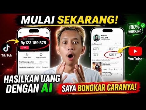 Cara Dapat Uang dari Internet Pakai AI 2026 (Tutorial Lengkap TikTok & YouTube)