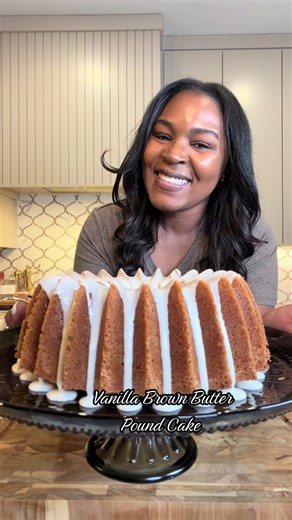 Delicious Vanilla Brown Butter Pound Cake Recipe