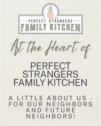 Heading into 2026 feeling very grateful! ❤️ We’re still meeting new neighbors every day, so here’s a little about us. Share this post with local friends to help spread the word about our small, chef-driven kitchen! | Perfect Strangers Family Kitchen