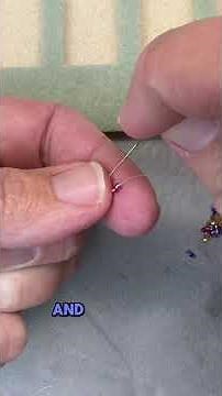 Two drop brick stitch two row start #diy #offthebeadedpath #beadstutorial #brickstitch