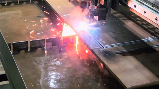 Running the burn table again for a part for ASR tender | Midwest Railway Preservation Society