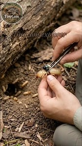 Termite POV: Inside the Hidden Colony 🐜 | Tiny Cam Explorer #viralshorts #tinycamexplorer