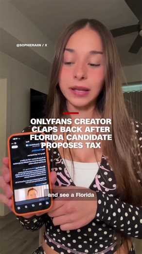 Sophie Rain Responds to Florida's Proposed OnlyFans Tax