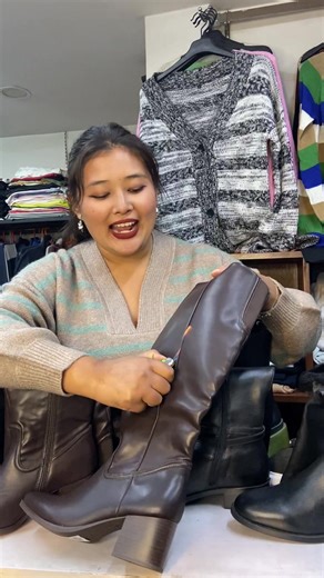 Original Leather Boots for Plus Size Fashion